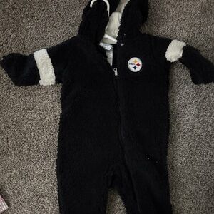 Cozy Black and White Kids Footie